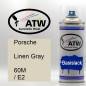 Preview: Porsche, Linen Gray, 60M / E2: 400ml Sprühdose, von ATW Autoteile West.